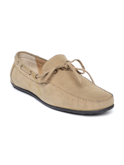 

San Frissco Men Beige Boat Shoes