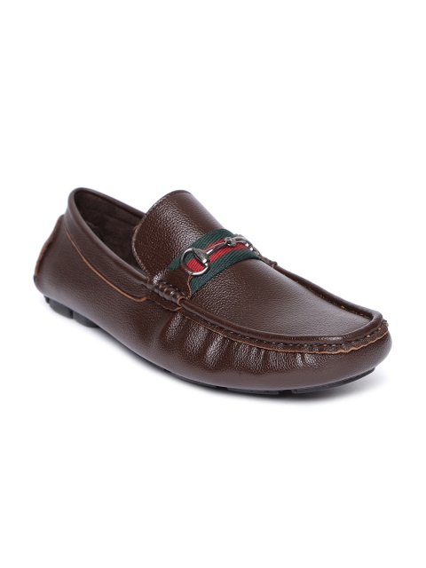 

San Frissco Men Brown Driving Shoes