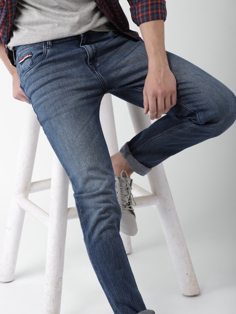 

Harvard Men Blue Slim Fit Mid-Rise Clean Look Stretchable Jeans
