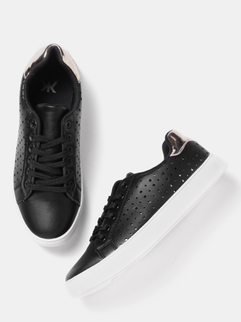 

Kook N Keech Women Black Sneakers