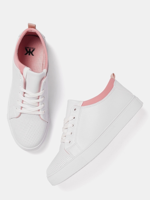 

Kook N Keech Women White Sneakers