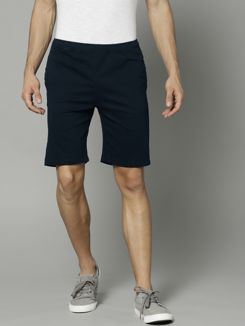 

French Connection Men Navy Solid Regular Fit Chino Shorts, Navy blue