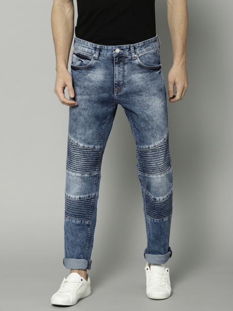 

French Connection Men Blue Slim Fit Mid-Rise Clean Look Stretchable Jeans
