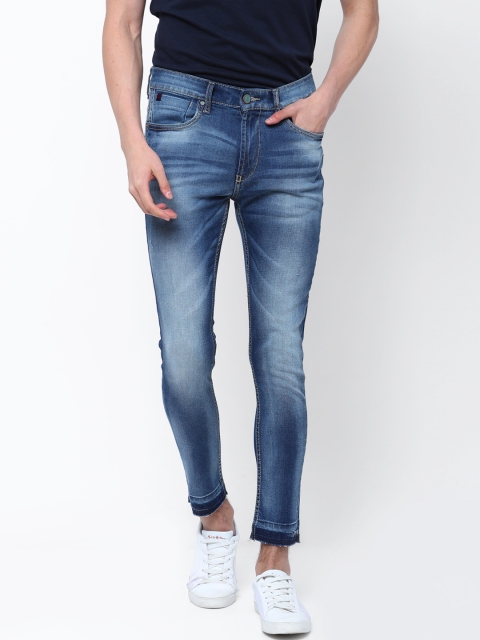 

LOCOMOTIVE Men Blue Slim Fit Mid-Rise Clean Look Stretchable Jeans