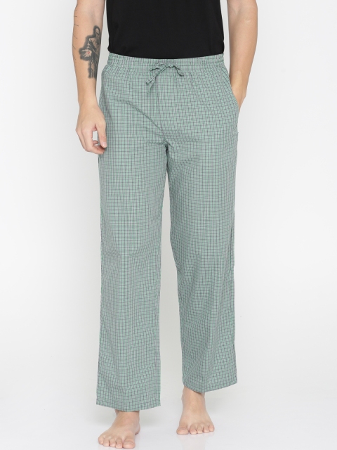 

Hanes Men Green Checked Lounge Pants P460-615-PL