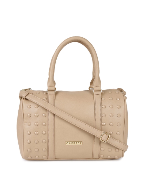 

Caprese Peach-Coloured Solid Handheld Bag