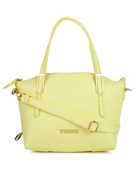 

Caprese Yellow Solid Satchel