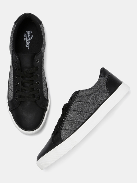 

Roadster Men Black Sneakers