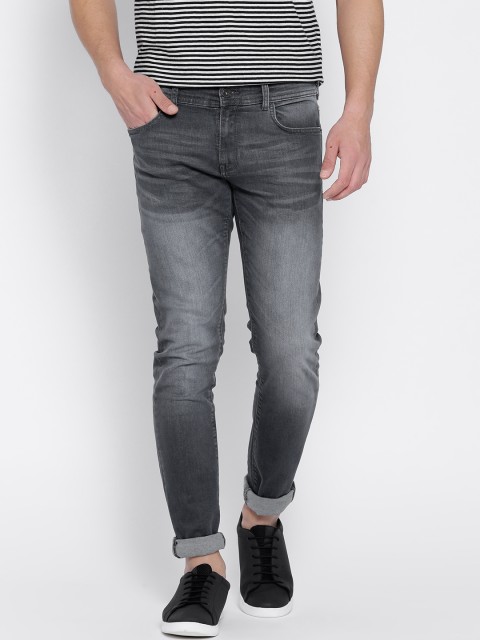 

OVS Men Grey Skinny Fit Low-Rise Clean Look Stretchable Jeans