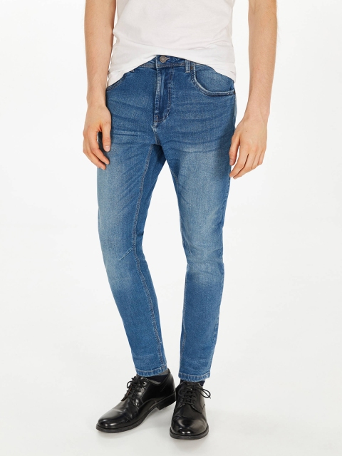 

OVS Men Blue Loose Fit Mid-Rise Clean Look Stretchable Jeans