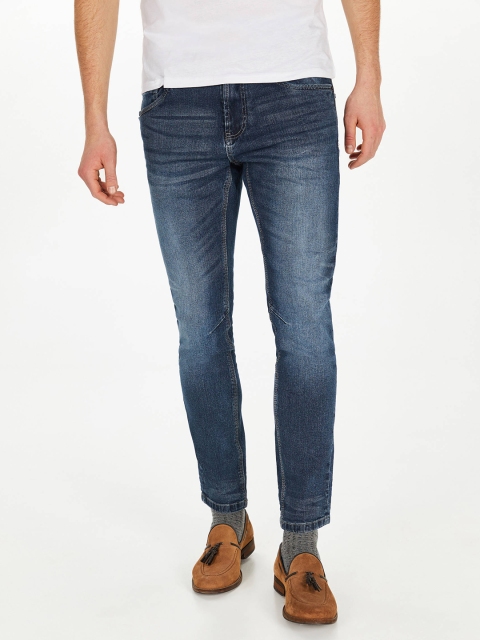 

OVS Men Blue Regular Fit Low-Rise Clean Look Stretchable Jeans
