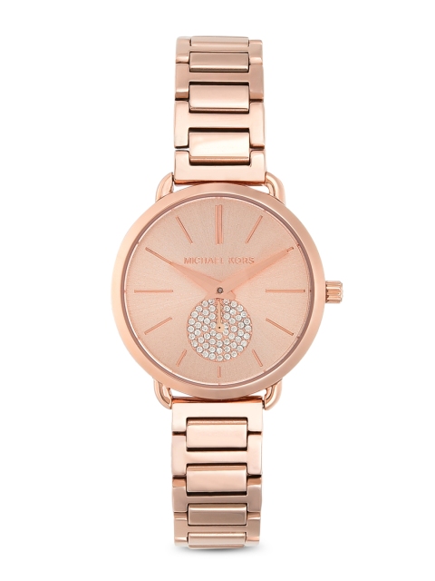 Michael Kors Women Rose Gold Analogue Watch