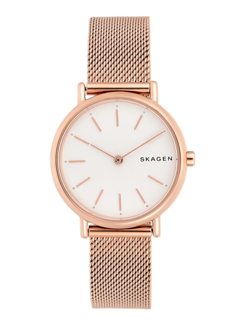

SKAGEN Women White & Rose Gold Analogue Watch SKW2694I