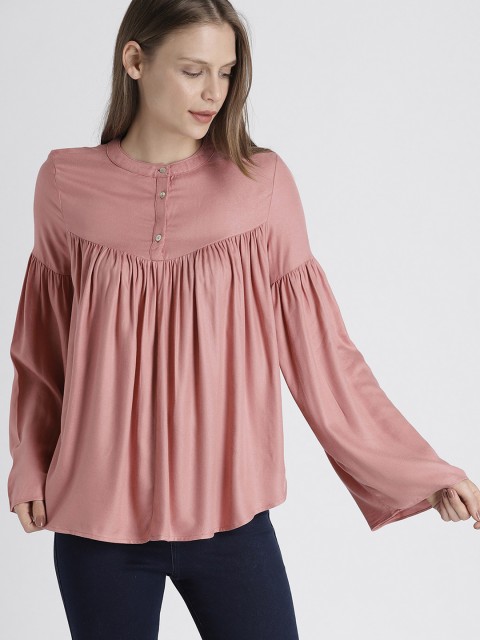 

Chemistry Women Pink Solid Top