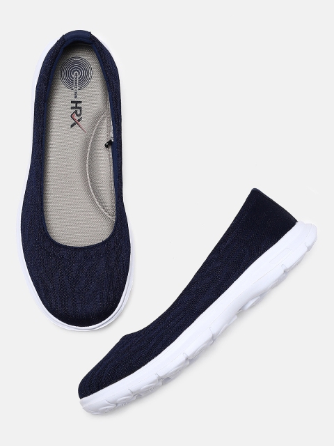 

HRX by Hrithik Roshan Women Navy Blue Slip-On Sneakers