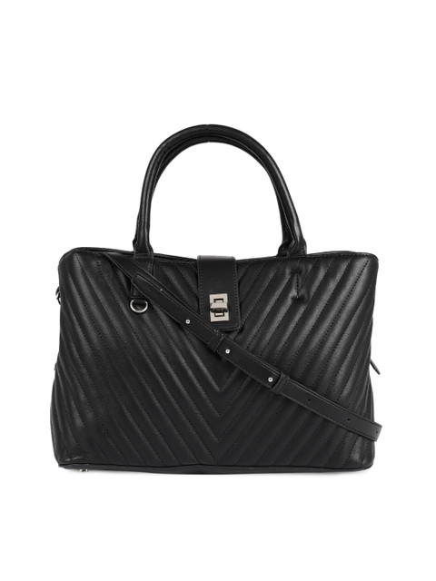 

Steve Madden Black Textured Handheld Bag