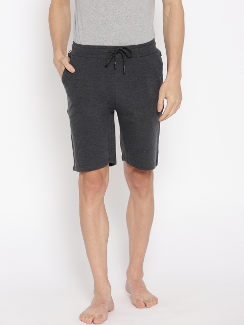

Sweet Dreams Men Charcoal Grey Solid Lounge Shorts MK-163418COM