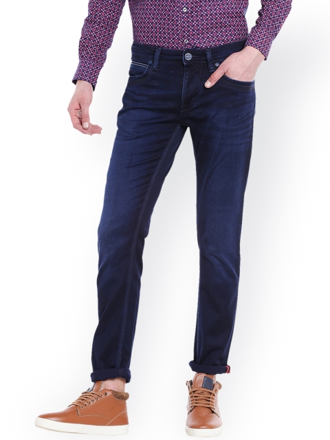 

Integriti Men Navy Blue Slim Fit Mid-Rise Clean Look Jeans