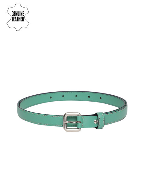 

Mast & Harbour Women Green Genuine Leather Belt