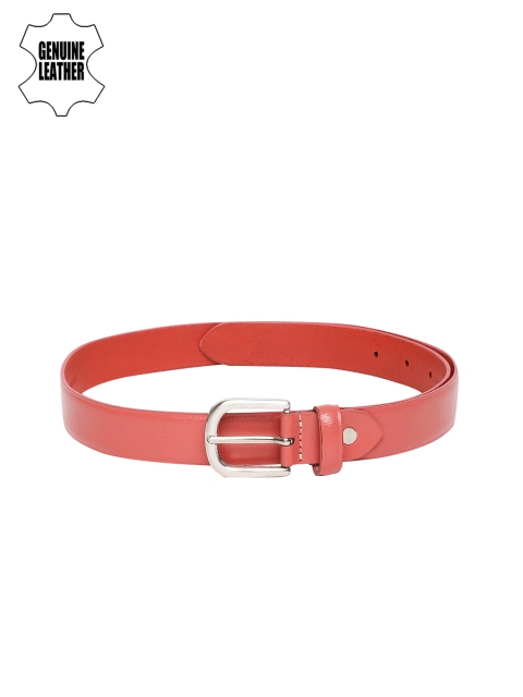 

Mast & Harbour Women Pink Solid Genuine Leather Belt