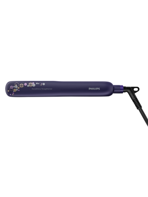 

Philips KeraShine Hair Straightener With Silkpro Care Technology BHS386/00, Black