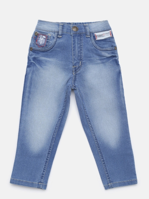 

Palm Tree Boys Blue Regular Fit Mid-Rise Clean Look Stretchable Jeans