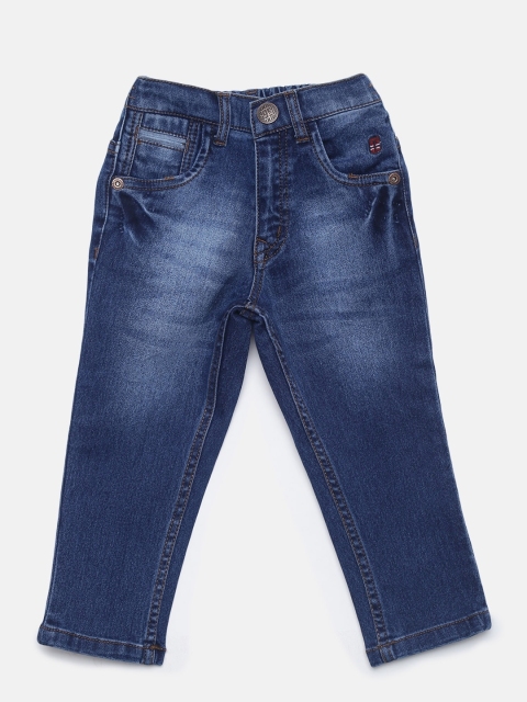 

Palm Tree Boys Blue Regular Fit Mid-Rise Clean Look Stretchable Jeans