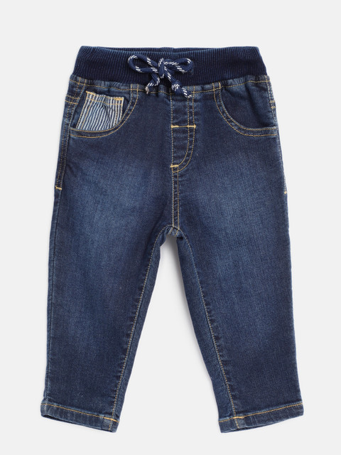 

Gini and Jony Boys Blue Regular Fit Mid-Rise Clean Look Stretchable Jeans