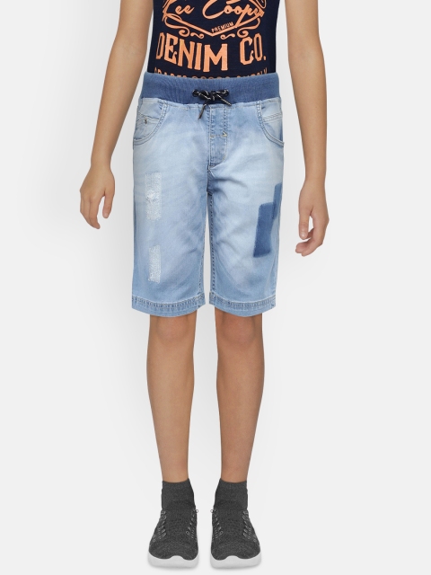 

Gini and Jony Boys Blue Washed Regular Fit Denim Shorts