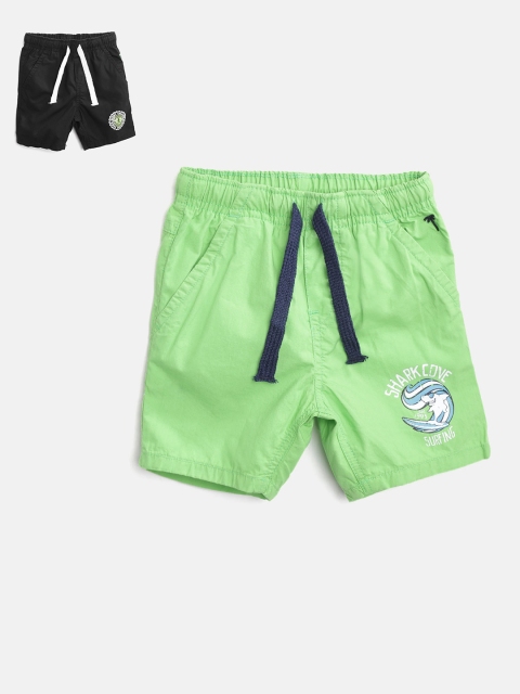 

Palm Tree Boys Pack of 2 Shorts, Green
