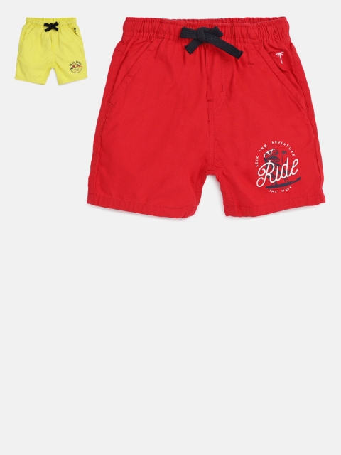 

Palm Tree Boys Pack of 2 Regular Shorts, Yellow