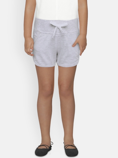 

Palm Tree Girls Grey Solid Regular Fit Hot Pants