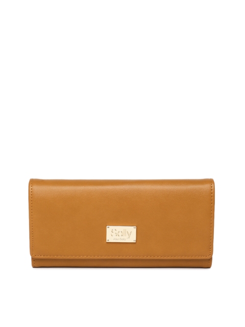 

Allen Solly Women Tan Brown Solid Three Fold Wallet