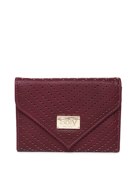 

Allen Solly Women Maroon Two Fold Wallet