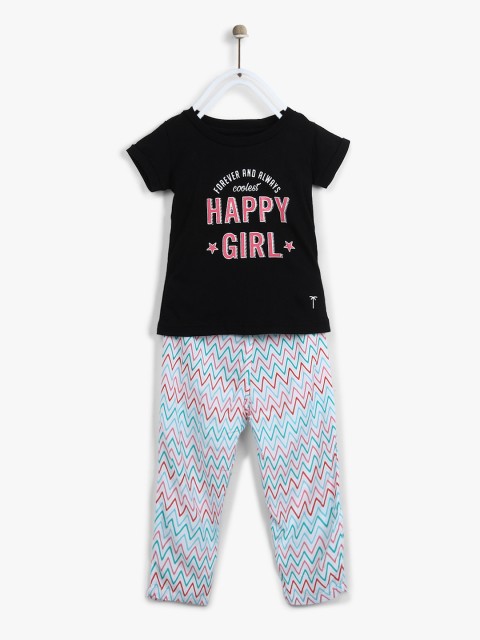 

Palm Tree Black & White Printed Co-ords set
