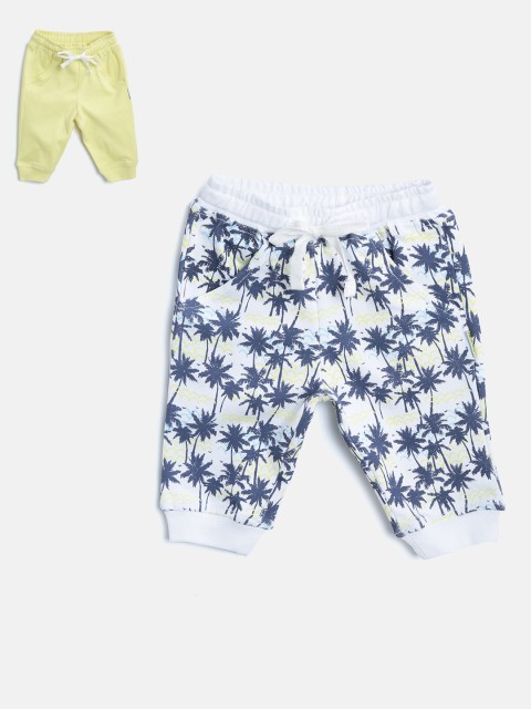 

Gini and Jony Girls Pack of 2 Joggers, Yellow