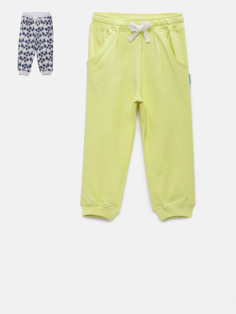 

Gini and Jony Girls Pack of 2 Joggers, Yellow