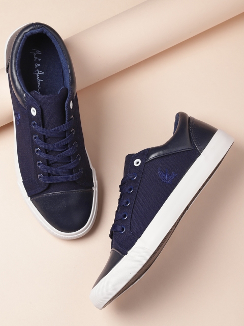 

Mast & Harbour Men Navy Blue Sneakers