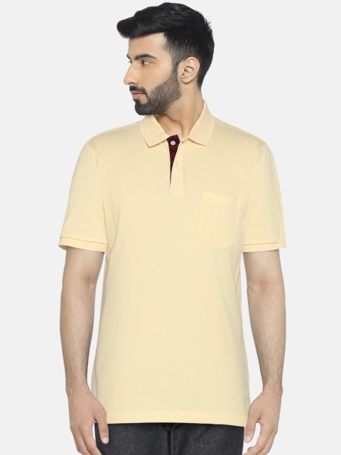 

Arrow Sport Men Beige Solid Polo Collar T-shirt