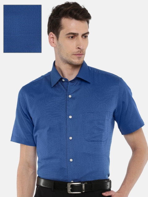 

Arrow Men Blue Original Regular Fit Self-Design Formal Shirt