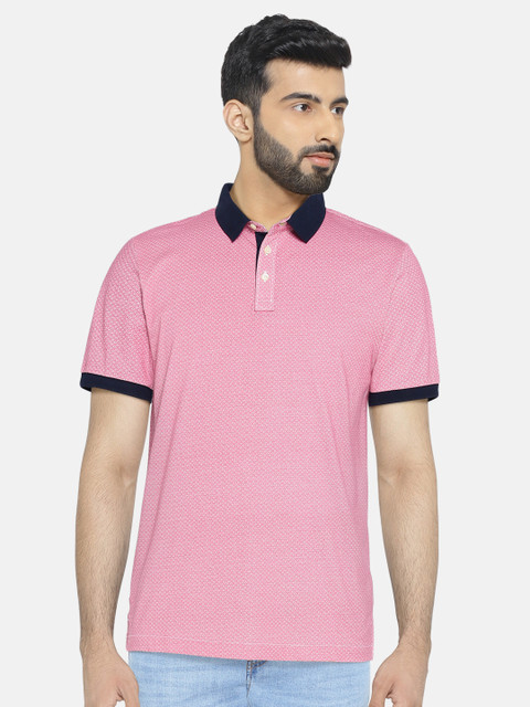 

Arrow Sport Men Red Printed Polo Collar T-shirt