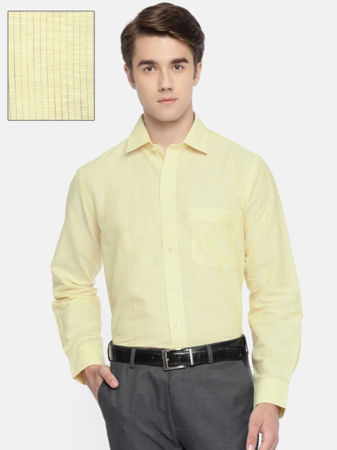 

Arrow Men Yellow Original Regular Fit Striped Formal Shirt