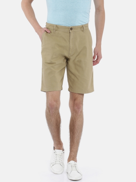 

Arrow Sport Men Khaki Solid Regular Fit Shorts