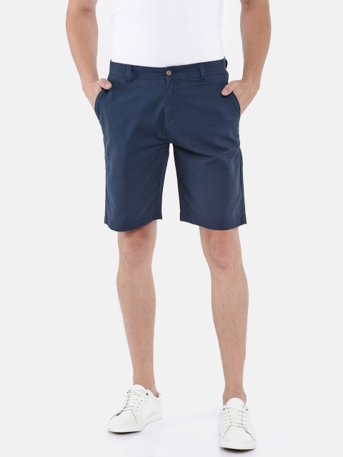 

Arrow Sport Men Navy Solid Regular Fit Regular Shorts, Navy blue