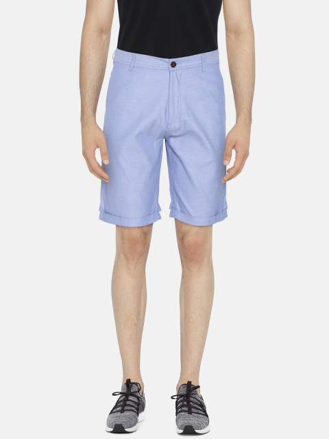 

Arrow Sport Men Blue Solid Regular Fit Shorts