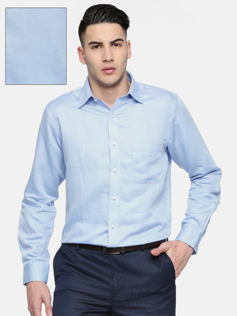 

Arrow Men Blue Snug Slim Fit Solid Formal Sustainable Shirt