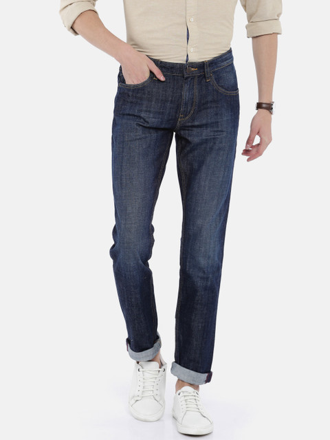 

Arrow Blue Jean Co. Men Blue Slim Fit Mid-Rise Clean Look Stretchable Jeans