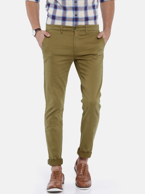 

Arrow Sport Men Beige Urban Slim Fit Self Design Regular Trousers