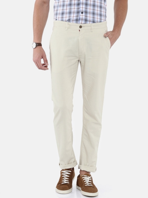 

Arrow Sport Men Beige Urban Slim Fit Solid Regular Trousers