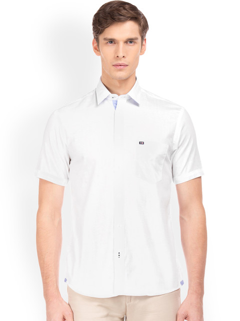 

Arrow Sport Men Off-White Original Regular Fit Solid Casual Shirt